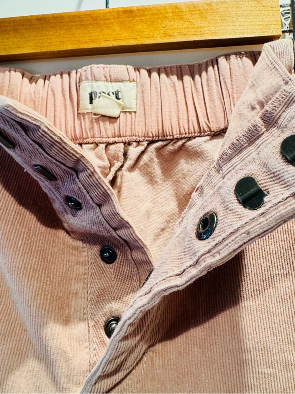 Pact Wide Leg Corduroy Pants in Dusty Rose - Picture 4 of 5